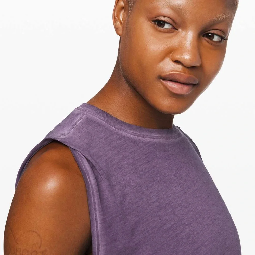 Lululemon Brunswick Muscle Tank Wash in‎ Washed Purple Ink